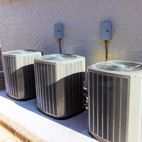 An outdoor air conditioning units